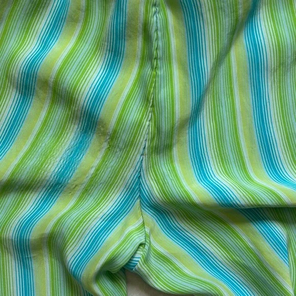 Victoria’s Secret striped silk pants - Picture 6 of 7